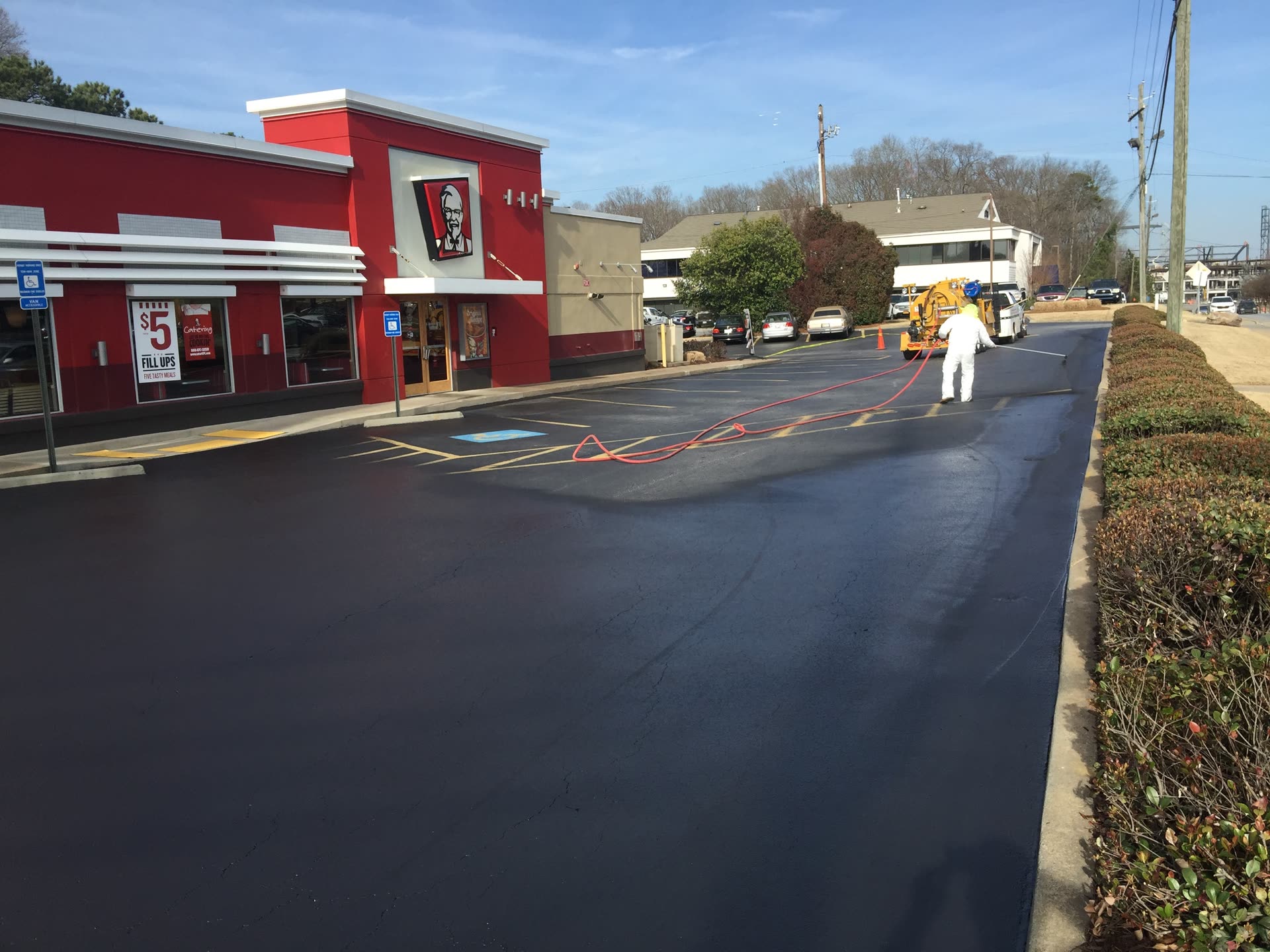 Retail Parking Lot Rehab - Midlothian Turnpike in Richmond, VA